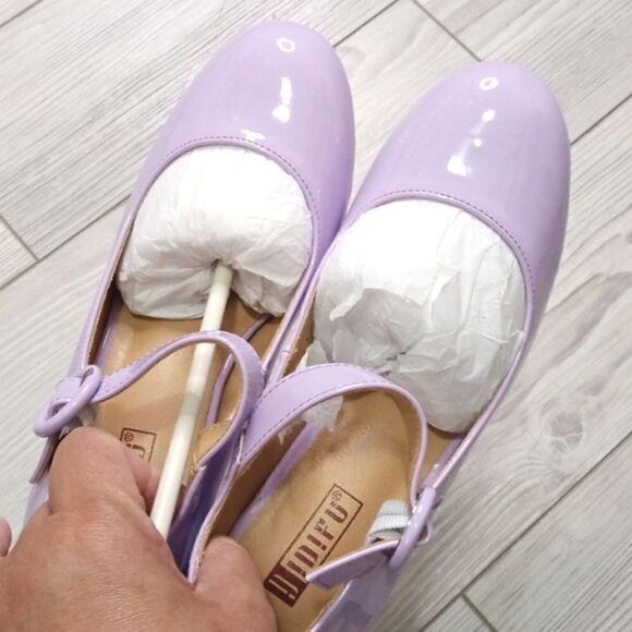 (16-3515) IDIFU Mary Jane Shoes Low Block Heels Closed Round Toe Sz 5 - Picture 6 of 13